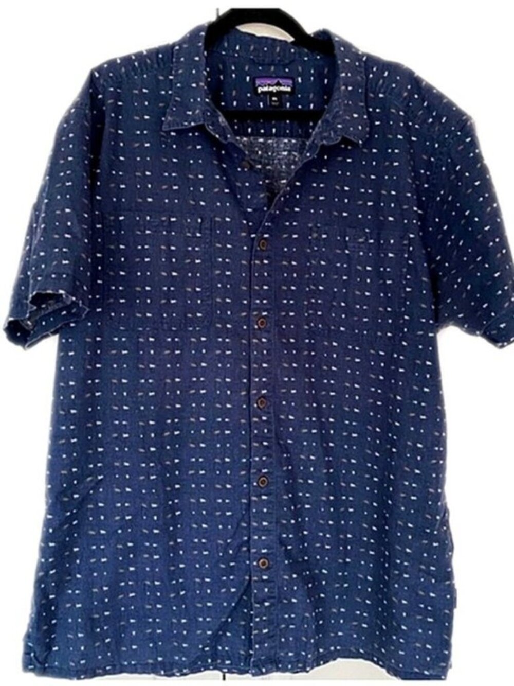Patagonia Shirt Go To Shirt Cotton Short Sleeve Shirt size XL